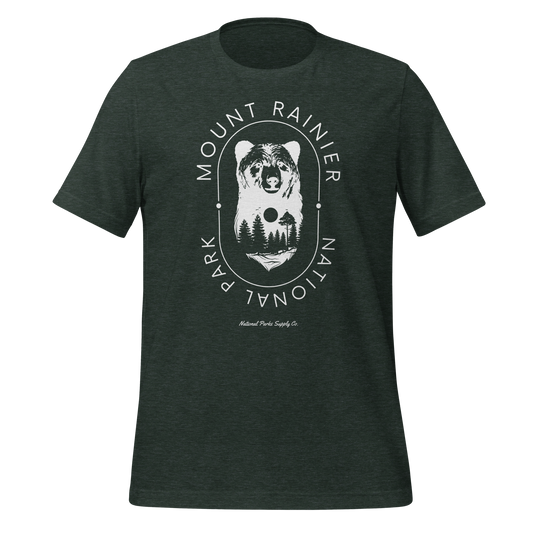 Mount Rainier Bear T Shirt