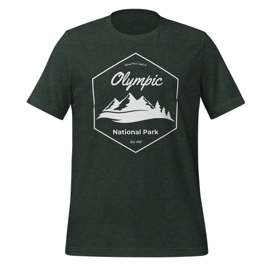 Olympic National Park Mountain Hex T Shirt