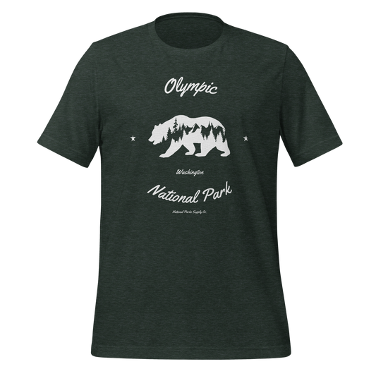 Olympic National Park Bear Forest T Shirt