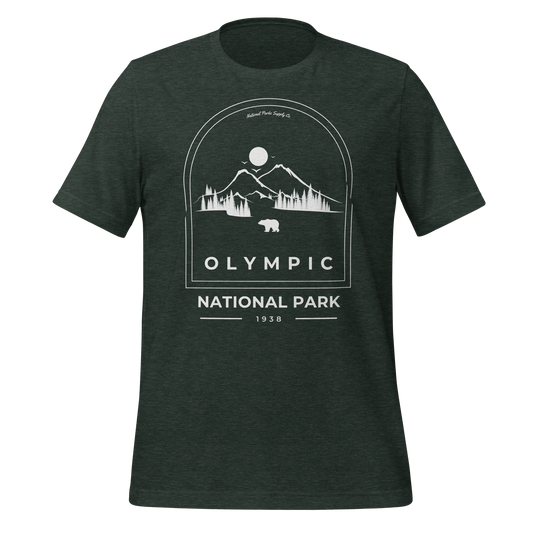 Olympic National Park Roaming Bear T Shirt