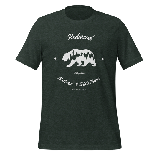 Redwood Bear Forest T Shirt