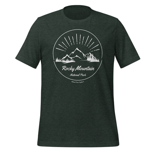 Rocky Mountain Sunrise T Shirt