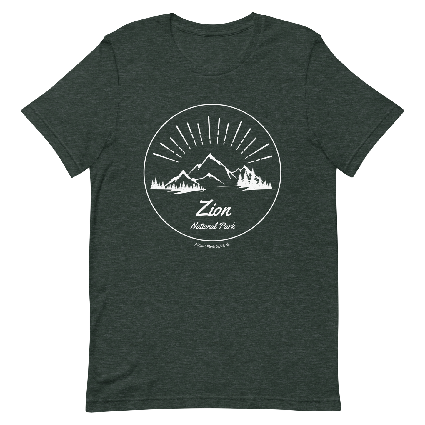 Zion Mountain Sunrise T Shirt