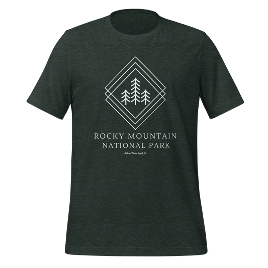 Rocky Mountain Trees T Shirt