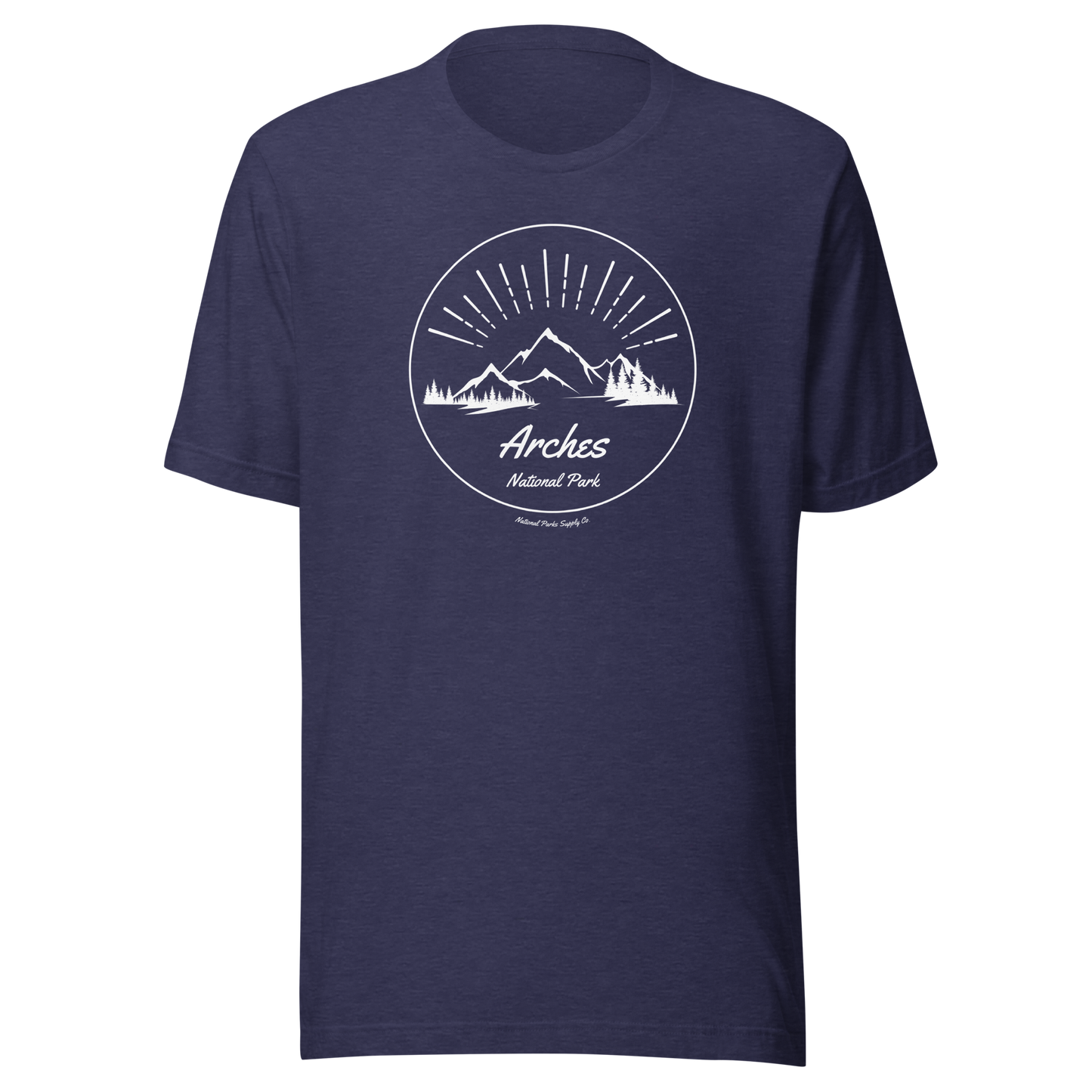 Arches Mountain Sunrise T Shirt