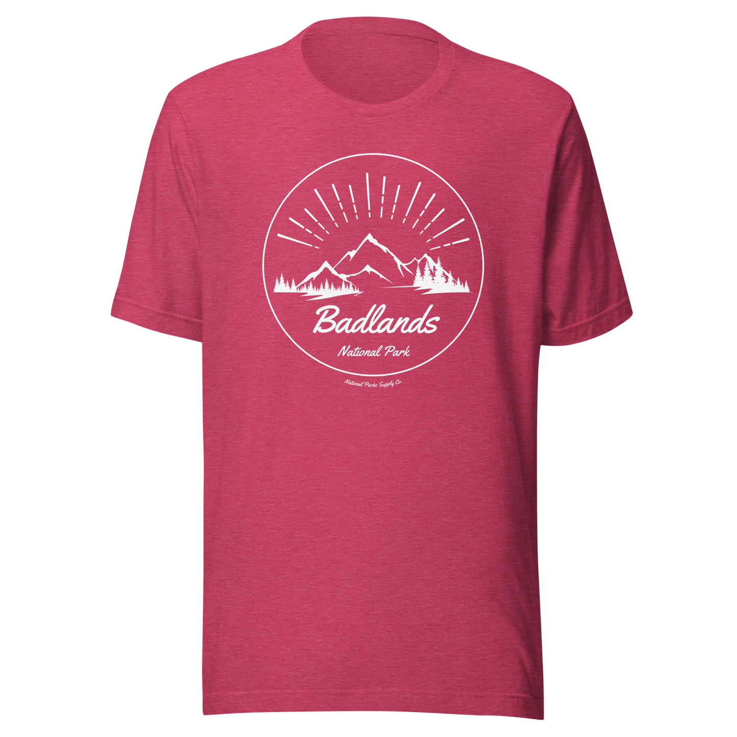 Badlands Mountain Sunrise T Shirt