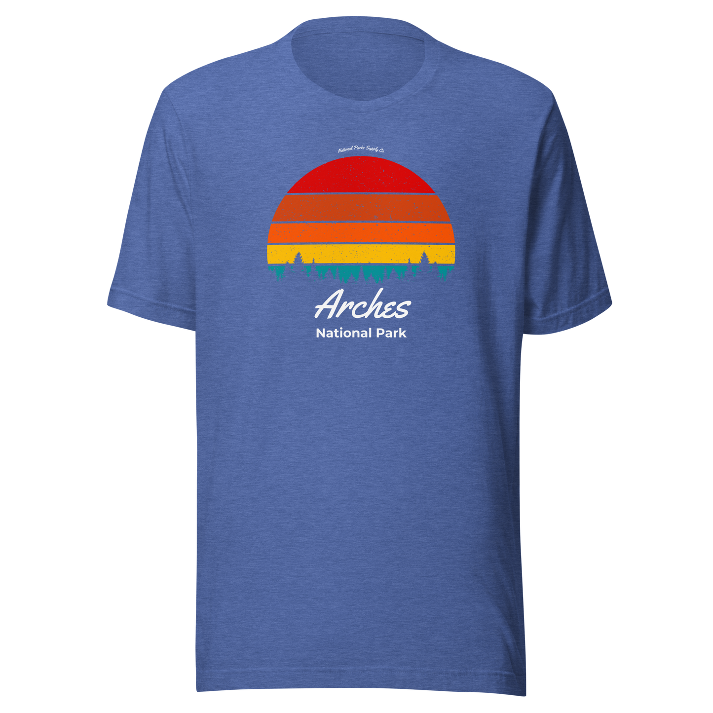 Arches Retro Forrest Sunset T Shirt