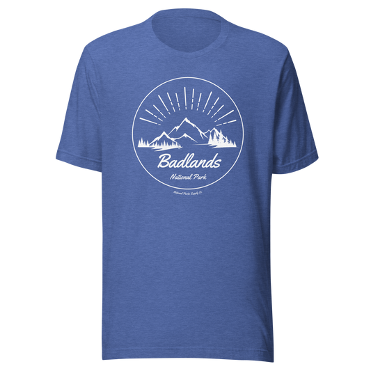 Badlands Mountain Sunrise T Shirt