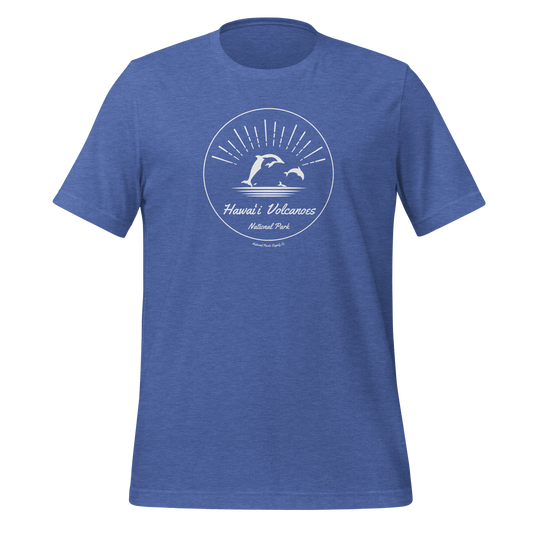 Hawaii Volcanoes Dolphin T Shirt