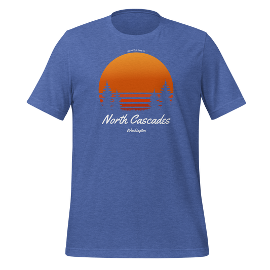 North Cascades Amber Sunset T Shirt