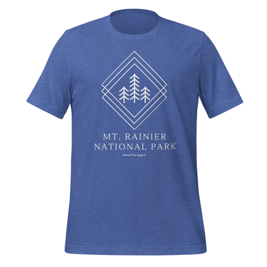 Mount Rainier Trees T Shirt