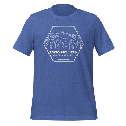 Rocky Mountain National Park Minimalist T Shirt