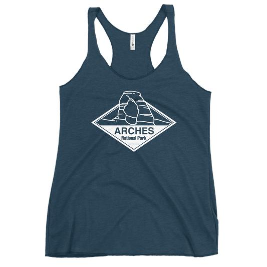 Women’s Arches Simple Delicate Arch Racerback Tank