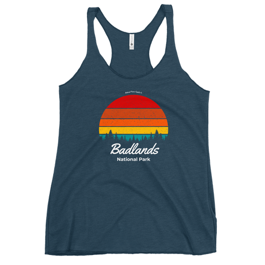 Women's Badlands Retro Sunset Racerback Tank