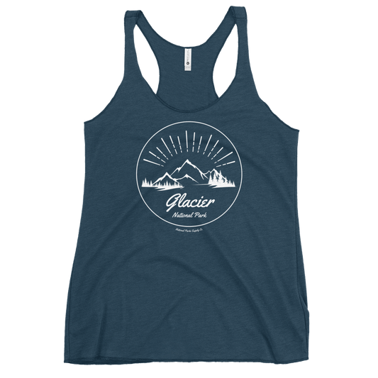 Women’s Glacier Mountain Sunrise Racerback Tank