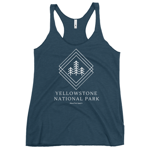 Women’s Yellowstone Trees Racerback Tank