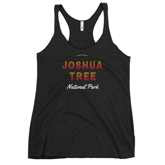 Women’s Joshua Tree Sunset Letters Racerback Tank