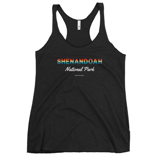 Women’s Shenandoah Sunset Font Racerback Tank