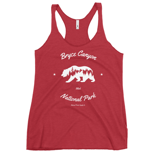 Women's Bryce Canyon Bear Forest Racerback Tank