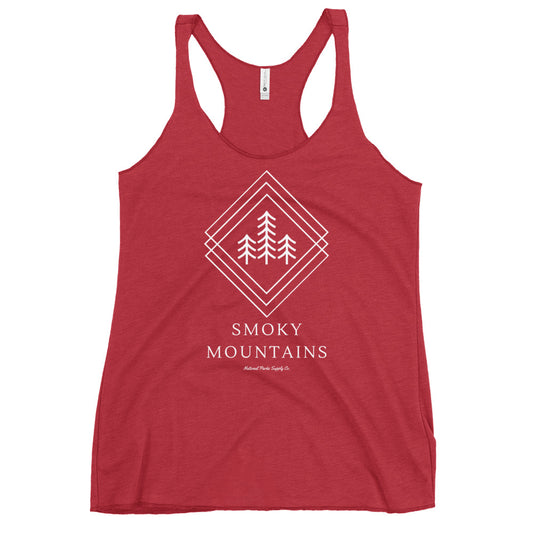 Women’s Smoky Mountains Trees Racerback Tank