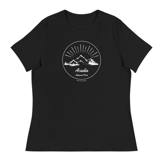 Women’s Acadia Mountain Sunrise Relaxed T-Shirt