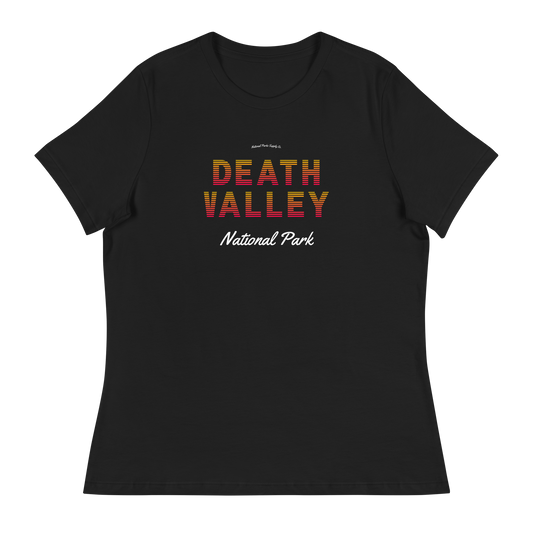 Women’s Death Valley Sunset Letters Relaxed T-Shirt