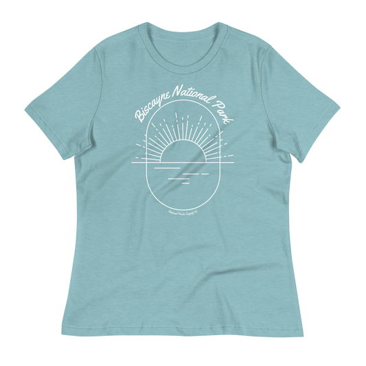 Women's Biscayne Minimalist Sunrise Relaxed T-Shirt