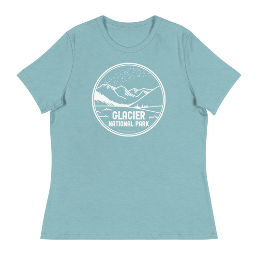 Women’s Glacier Night Sky Relaxed T-Shirt