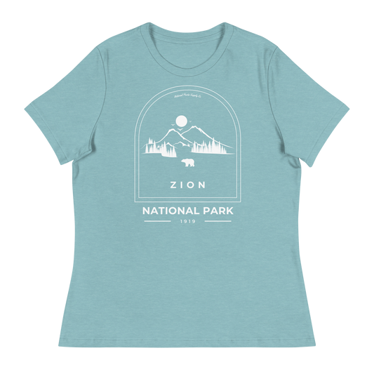 Zion Roaming Bear Women’s Relaxed T-Shirt