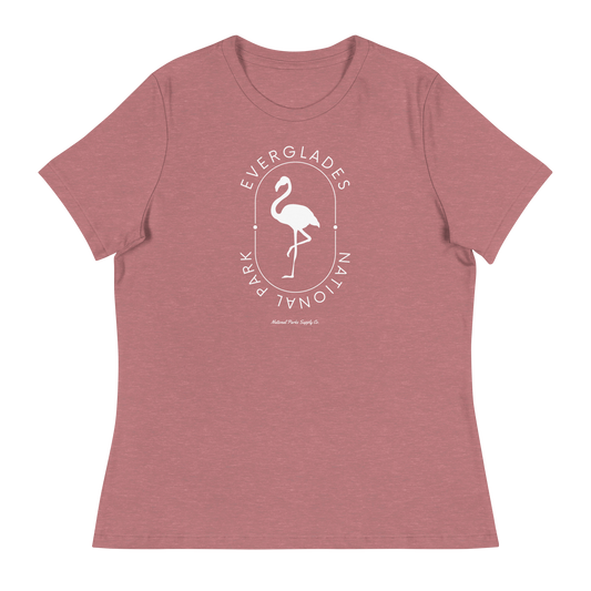 Women's Everglades Flamingo Window T Shirt