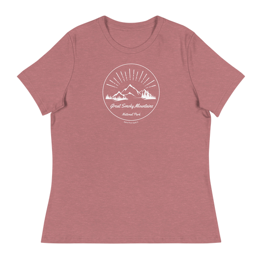 Women’s Smoky Mountains Sunrise Relaxed T-Shirt