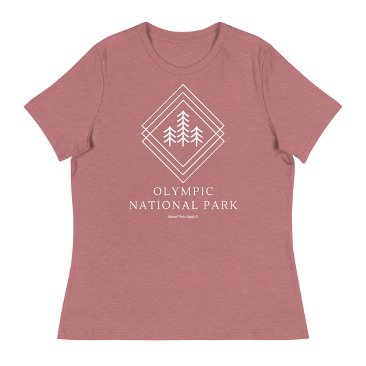 Women’s Olympic National Park Trees Relaxed T-Shirt