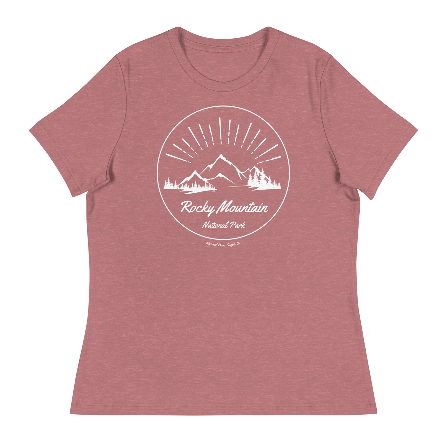 Rocky Mountain Sunrise Women’s Relaxed T-Shirt