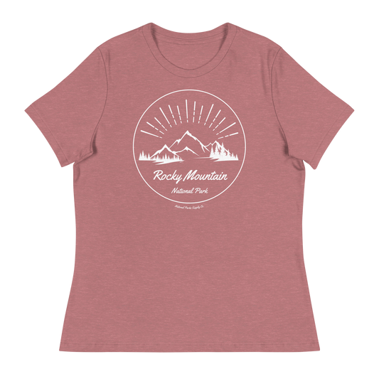 Rocky Mountain Sunrise Women’s Relaxed T-Shirt