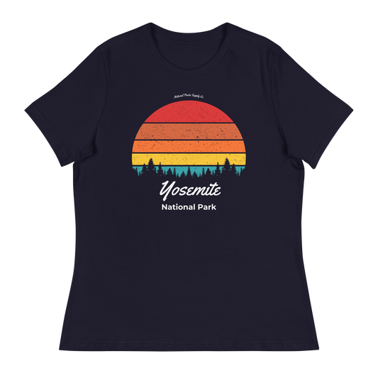 Women's Yosemite Distressed Retro T Shirt