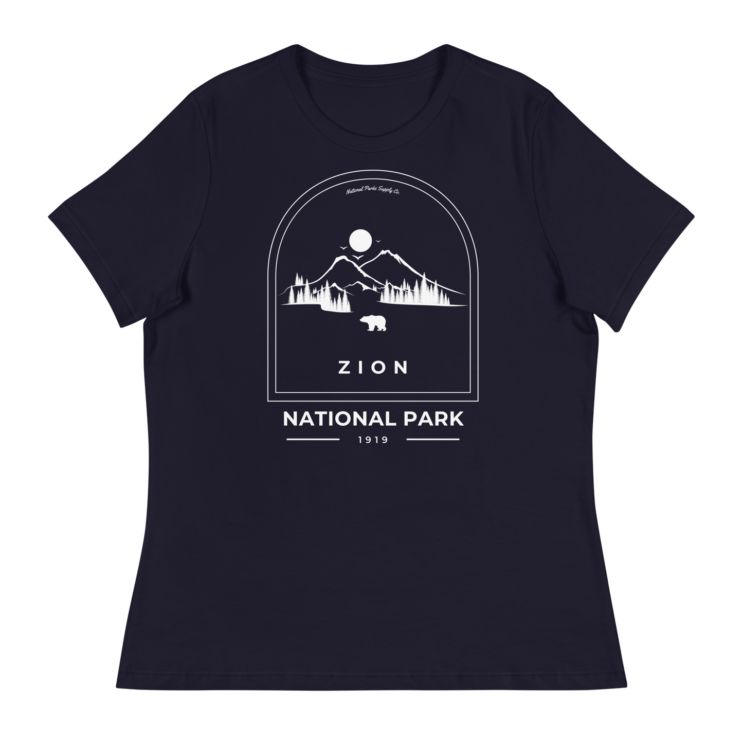 Zion Roaming Bear Women’s Relaxed T-Shirt