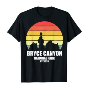 Retro Bryce Canyon National Park Sunset Hoodoos Shirt