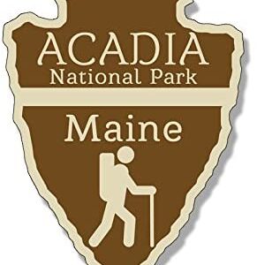 Acadia National Park Arrowhead Sticker