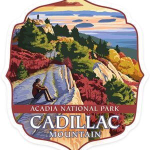 Acadia National Park Cadillac Mountain Sticker