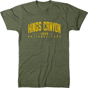 Kings Canyon National Park Script Shirt