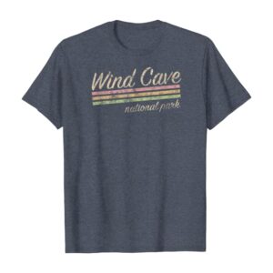 Retro Wind Cave National Park Underline Shirt