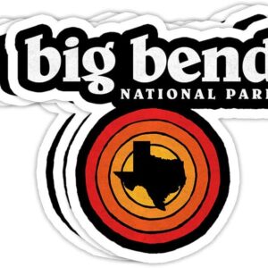 Big Bend National Park Vintage Vinyl Sticker