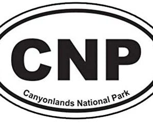 Canyonlands National Park Oval Sticker