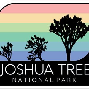 Joshua Tree National Park Vintage Rainbow Sticker