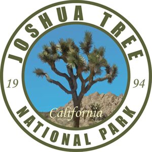 Joshua Tree National Park Vinyl Round Sticker