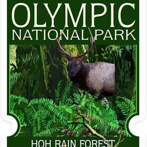 Olympic National Park Hoh Rain Forest Sticker