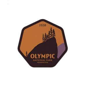 Olympic National Park Hr Die Cut Sticker