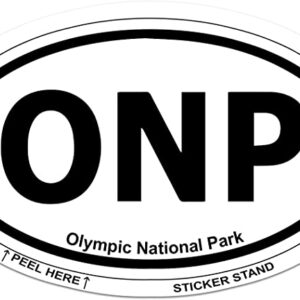 Olympic National Park Oval Sticker