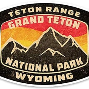Retro Grand Teton Sticker