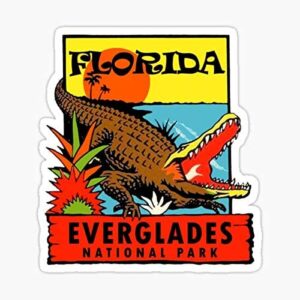 Everglades National Park Florida Vintage Travel Decal